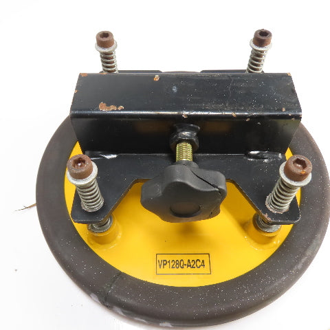 Anver VP128Q-A2C4 11" OD Spring Loaded Vacuum Suction Cup Lifter Pad