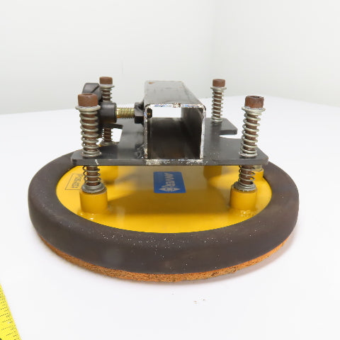 Anver VP128Q-A2C4 11" OD Spring Loaded Vacuum Suction Cup Lifter Pad