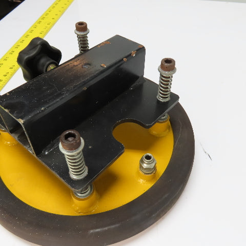 Anver VP128Q-A2C4 11" OD Spring Loaded Vacuum Suction Cup Lifter Pad