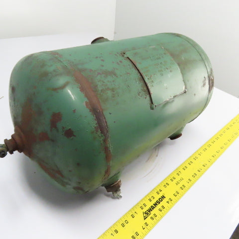 Brunner 5 Gallon Horizontal Compressed Air Receiver Storage Tank 125PSI