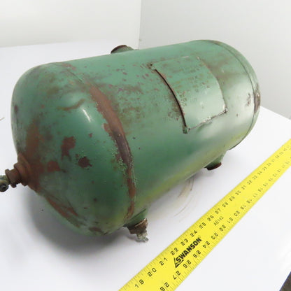 Brunner 5 Gallon Horizontal Compressed Air Receiver Storage Tank 125PSI