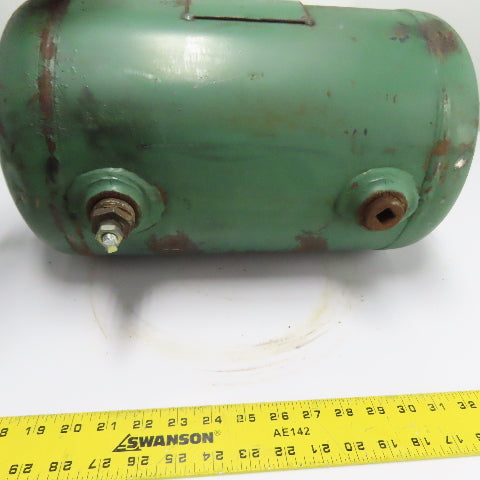 Brunner 5 Gallon Horizontal Compressed Air Receiver Storage Tank 125PSI