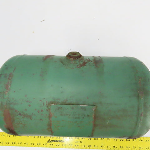 Brunner 5 Gallon Horizontal Compressed Air Receiver Storage Tank 125PSI