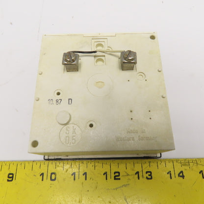 Siemens Analog Ammeter Panel Meter 400A Max Scale