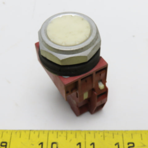 Siemens-Allis P30PLF1 White Illuminated Momentary Contact Switch