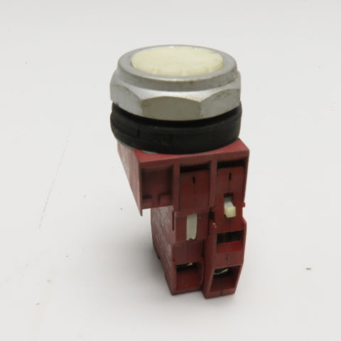 Siemens-Allis P30PLF1 White Illuminated Momentary Contact Switch