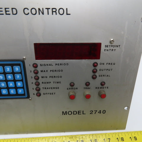 2740D1 2740 Speed Control Interface Display Panel Keypad Module