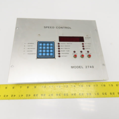 2740D1 2740 Speed Control Interface Display Panel Keypad Module