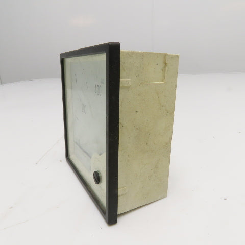 Analog Voltmeter Panel Meter 400V Max Scale Square