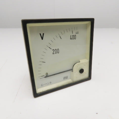 Analog Voltmeter Panel Meter 400V Max Scale Square
