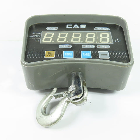 CAS IE-500E Digital Hanging Crane Scale 500 lb Capacity
