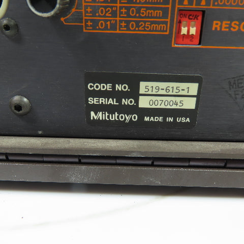 Mitutoyo 519-615-1 Electronic Digital Measuring Gage Display