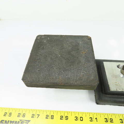 4" x 4" Anti Vibration Rubber Leveling Machine Pad Lot of 4