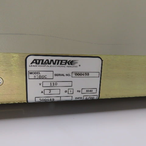 Atlantek 85DSC Dual Sided Card Badge Printer 110V 2A