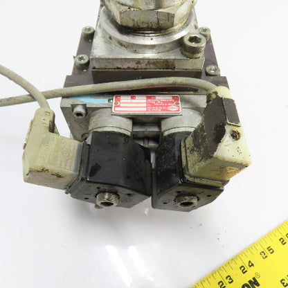 Herion XSZ 20 Dual Press Safety Valve 120V 2-8 Bar 60Hz