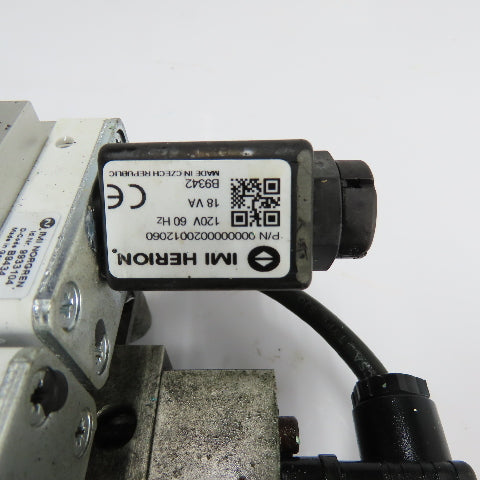 IMI Herion 2493039020112060 XSz 20 Dual Press Safety Valve 120V 60Hz 2-8Bar
