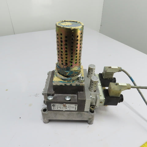IMI Herion 2493039-0201-G XSz 20 Dual Press Safety Valve 120V 60Hz 2-8 Bar