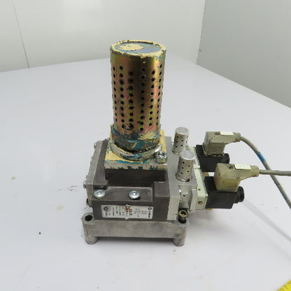 IMI Herion 2493039-0201-G XSz 20 Dual Press Safety Valve 120V 60Hz 2-8 Bar