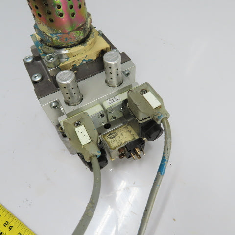 IMI Herion 2493039-0201-G XSz 20 Dual Press Safety Valve 120V 60Hz 2-8 Bar