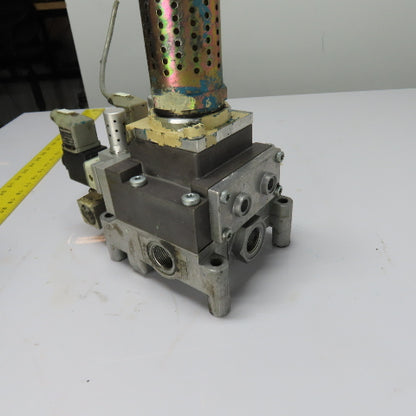 IMI Herion 2493039-0201-G XSz 20 Dual Press Safety Valve 120V 60Hz 2-8 Bar