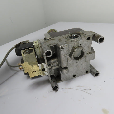 IMI Herion 2493039-0201-G XSz 20 Dual Press Safety Valve 120V 60Hz 2-8 Bar