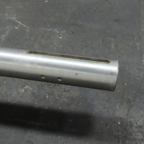 2" Stainless Steel Impeller Fan Mixer Solid Bar Shaft 3/8" x 5" Keyed 99" OAL