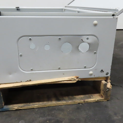Rittal 47" x 39" x 11" Double Door Electrical Cabinet Enclosure W/ Back Plate