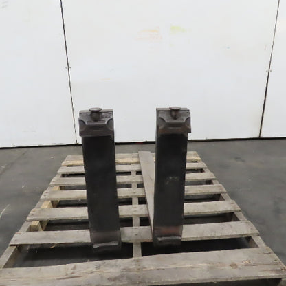 Cascade 7000025 4" x 40" Pin Lock Forklift Forks Class II 16" Carriage Set of 2