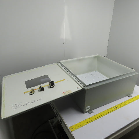 Hoffman A303012LP 30" x 30" x 12" Electrical Enclosure W/ Backplate