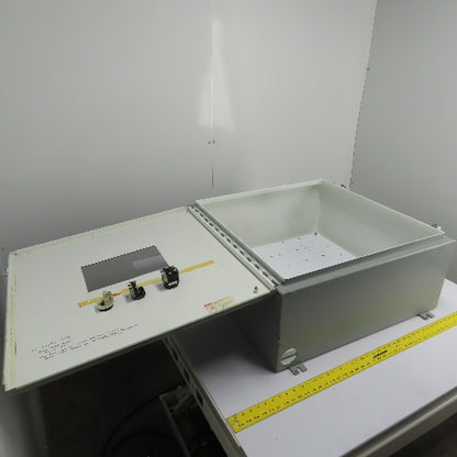 Hoffman A303012LP 30" x 30" x 12" Electrical Enclosure W/ Backplate