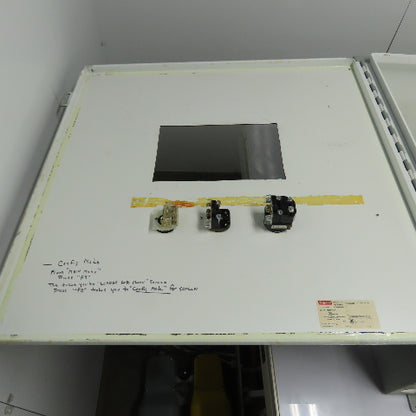 Hoffman A303012LP 30" x 30" x 12" Electrical Enclosure W/ Backplate