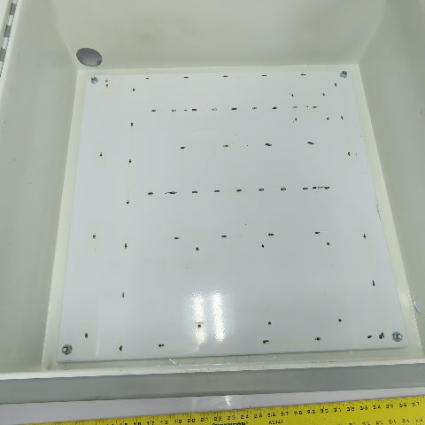 Hoffman A303012LP 30" x 30" x 12" Electrical Enclosure W/ Backplate