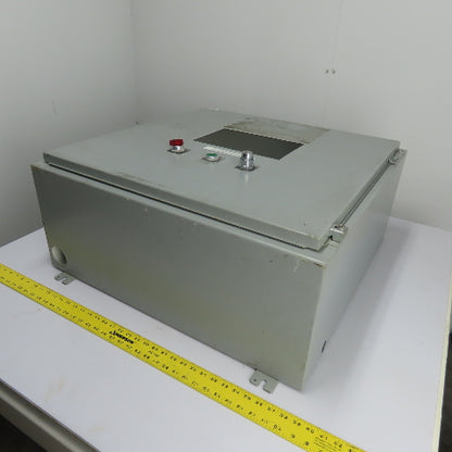 Hoffman A303012LP 30" x 30" x 12" Electrical Enclosure W/ Backplate