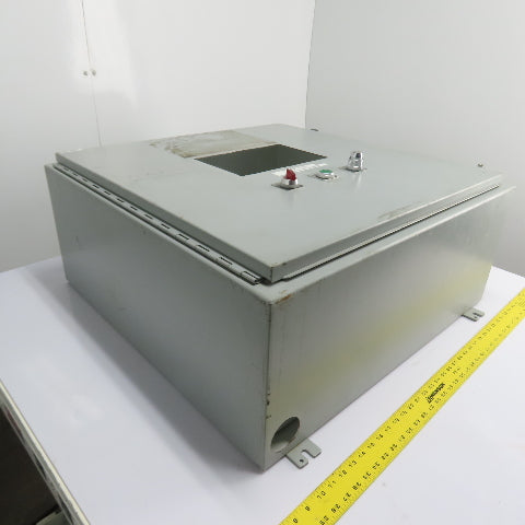 Hoffman A303012LP 30" x 30" x 12" Electrical Enclosure W/ Backplate