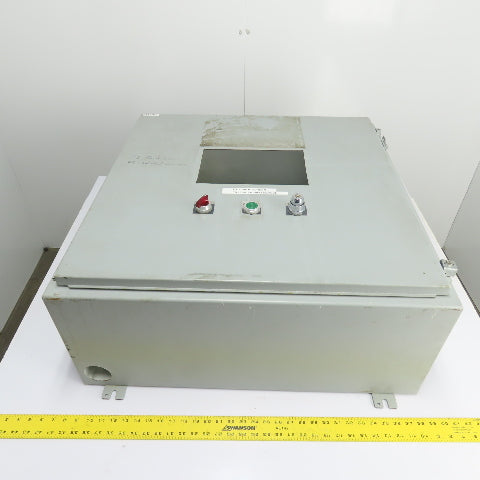 Hoffman A303012LP 30" x 30" x 12" Electrical Enclosure W/ Backplate