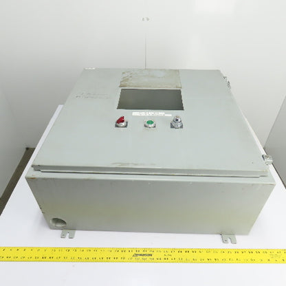 Hoffman A303012LP 30" x 30" x 12" Electrical Enclosure W/ Backplate