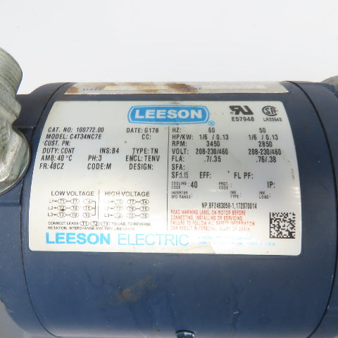 U.S. Motors 2190B352P00 15HP DC Electric Motor 500V 2500/3000RPM 219AT Frame