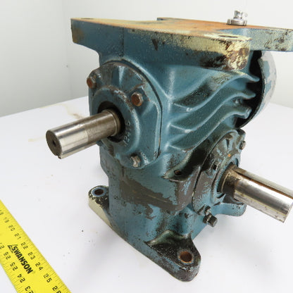 Morse Borg Warner 4CRW 10:1 Ratio Gear Speed Reducer 175RPM Out 10.08HP
