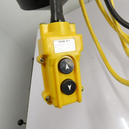 CM Lodestar Model RRS 2Ton 4000LB Electric Chain Hoist 20'Lift 16FPM 230/460 3Ph