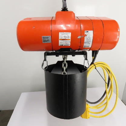 CM Lodestar Model RRS 2Ton 4000LB Electric Chain Hoist 20'Lift 16FPM 230/460 3Ph