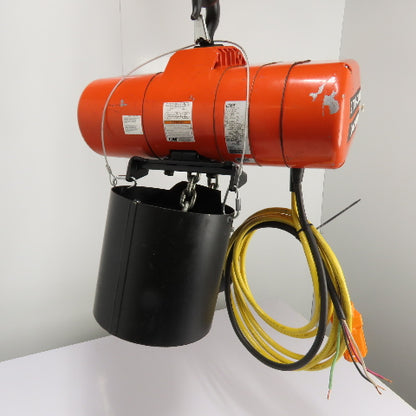 CM Lodestar Model RRS 2Ton 4000LB Electric Chain Hoist 20'Lift 16FPM 230/460 3Ph