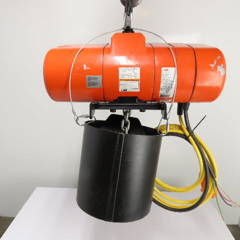 CM Lodestar Model RRS 2Ton 4000LB Electric Chain Hoist 20'Lift 16FPM 230/460 3Ph