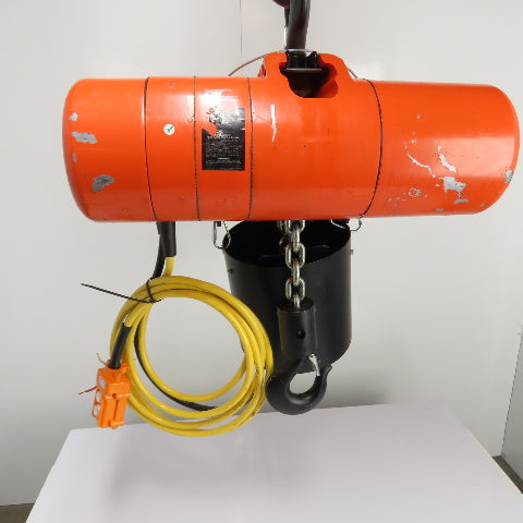 CM Lodestar Model RRS 2Ton 4000LB Electric Chain Hoist 20'Lift 16FPM 230/460 3Ph