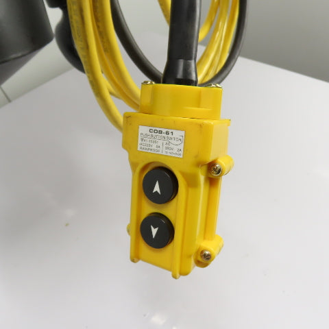 CM Lodestar Model RRS 2Ton 4000LB Electric Chain Hoist 20'Lift 16FPM 230/460 3Ph