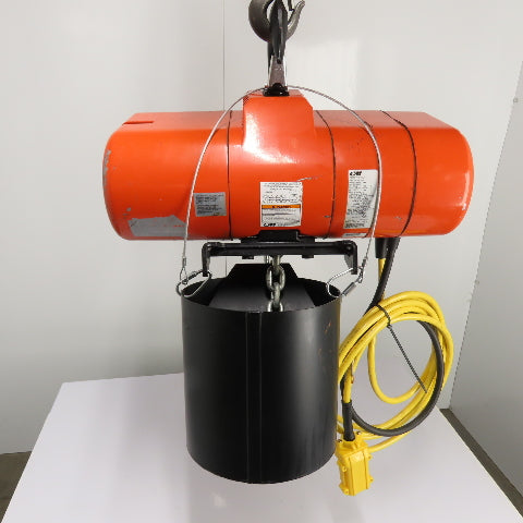 CM Lodestar Model RRS 2Ton 4000LB Electric Chain Hoist 20'Lift 16FPM 230/460 3Ph