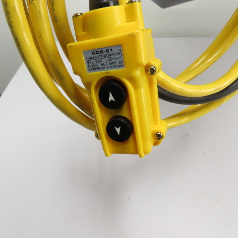 CM Lodestar Model RRS 2Ton 4000LB Electric Chain Hoist 20'Lift 16FPM 230/460 3Ph