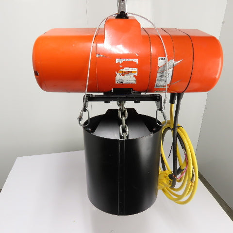 CM Lodestar Model RRS 2Ton 4000LB Electric Chain Hoist 20'Lift 16FPM 230/460 3Ph