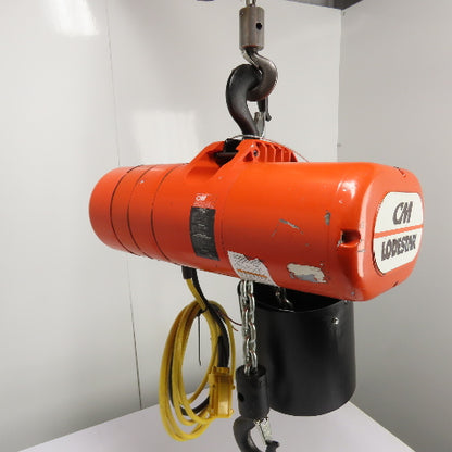 CM Lodestar Model RRS 2Ton 4000LB Electric Chain Hoist 20'Lift 16FPM 230/460 3Ph
