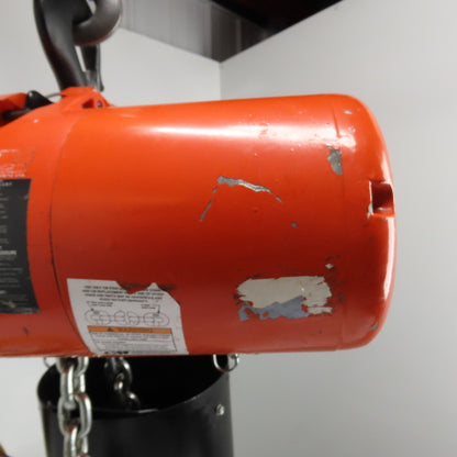 CM Lodestar Model RRS 2Ton 4000LB Electric Chain Hoist 20'Lift 16FPM 230/460 3Ph
