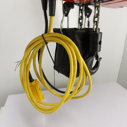 CM Lodestar Model RRS 2Ton 4000LB Electric Chain Hoist 20'Lift 16FPM 230/460 3Ph